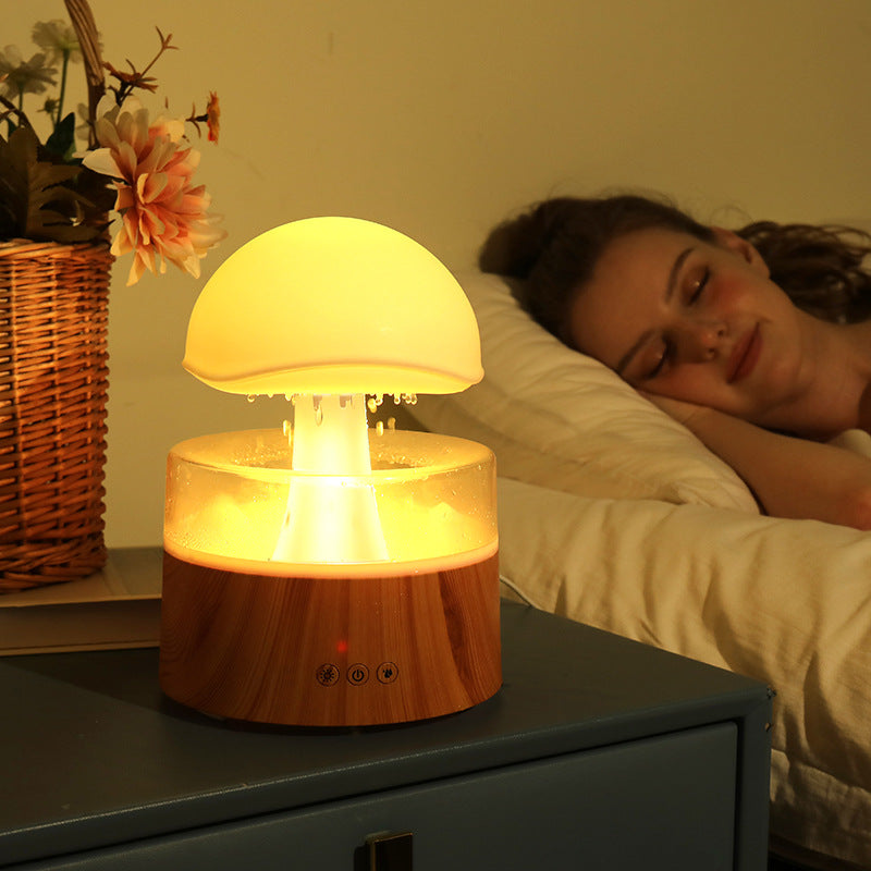 The RainyShroom, soothing rain sound diffuser